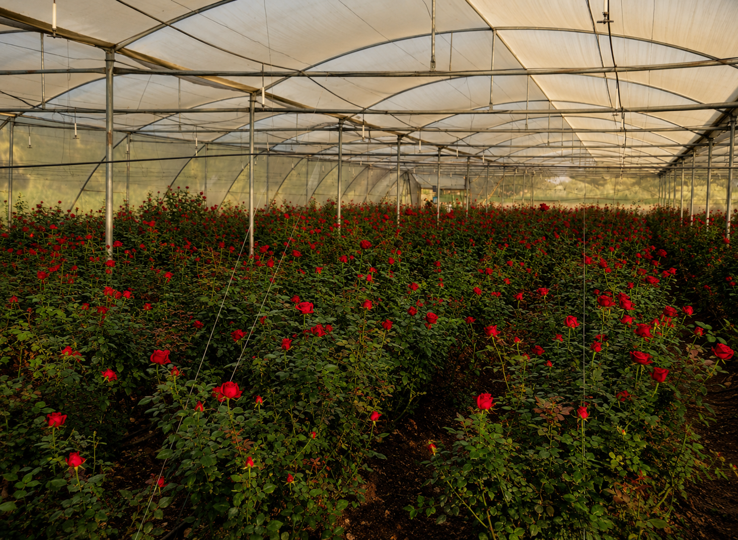 Sorting and grading bulk marigold before dispatch